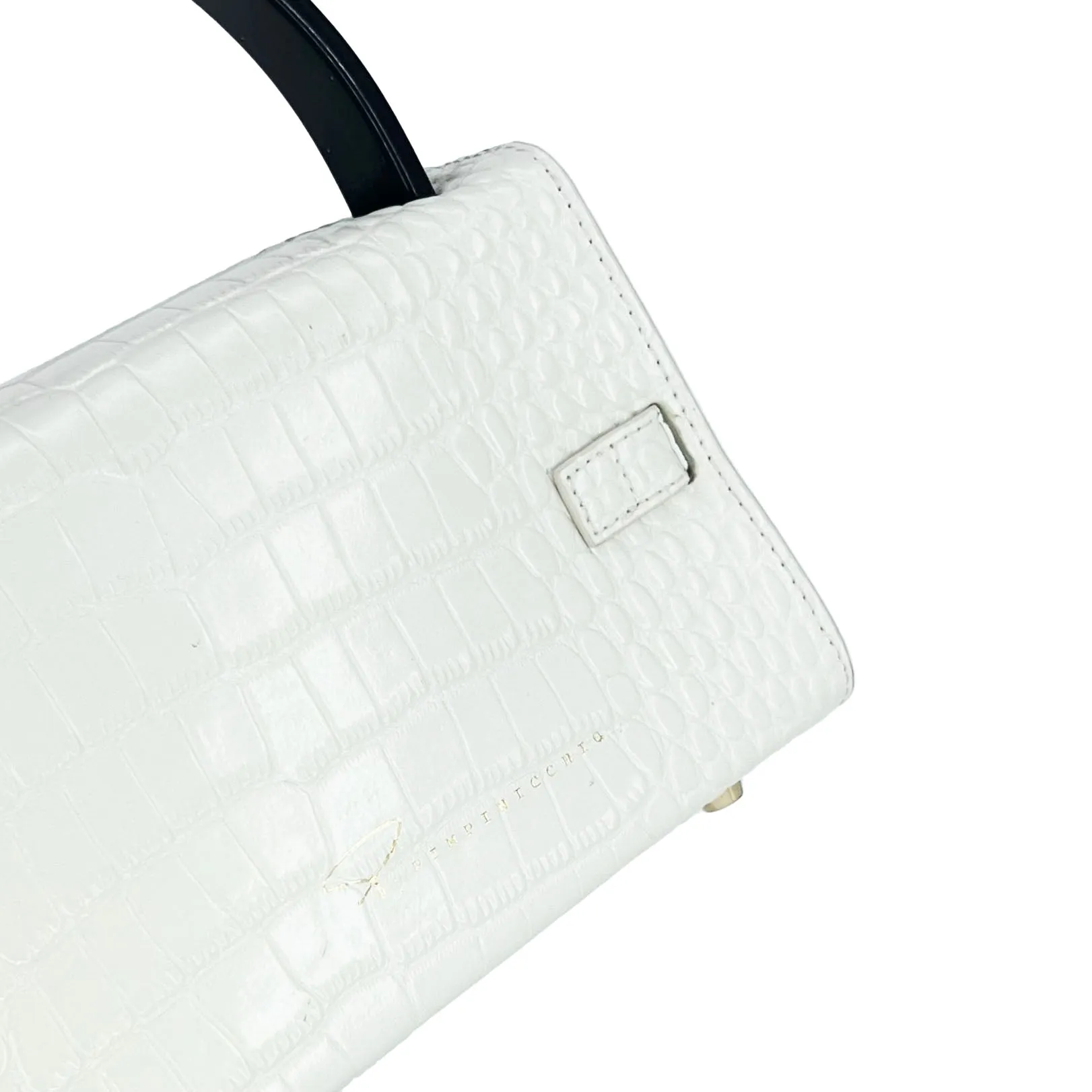 301W STUDDED SIGNATURE HANDLE BAG IN LILAC