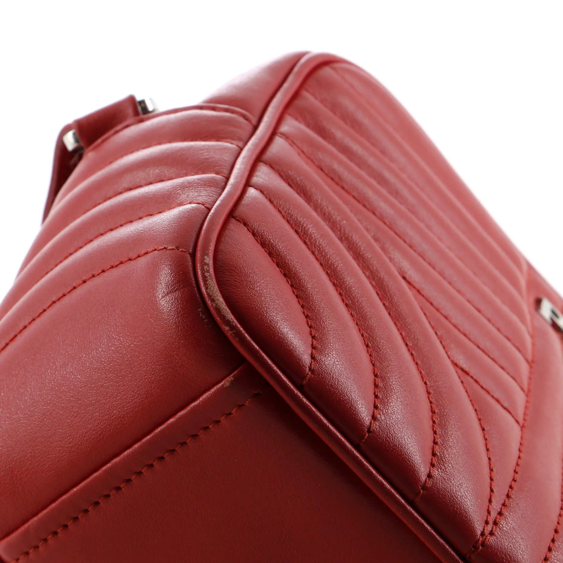Camera Bag Diagramme Quilted Leather Small