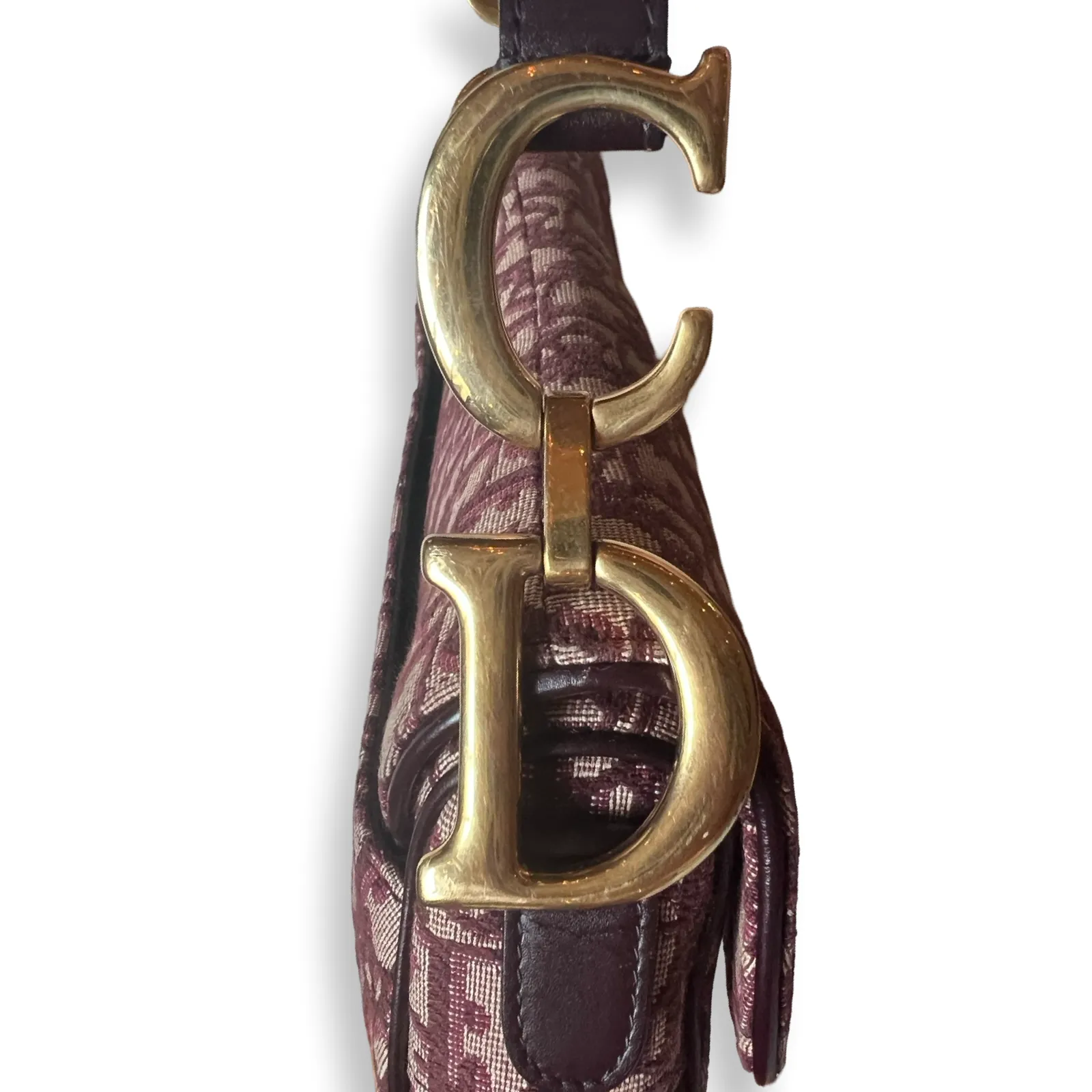 Dior Saddle Bag Oblique Red