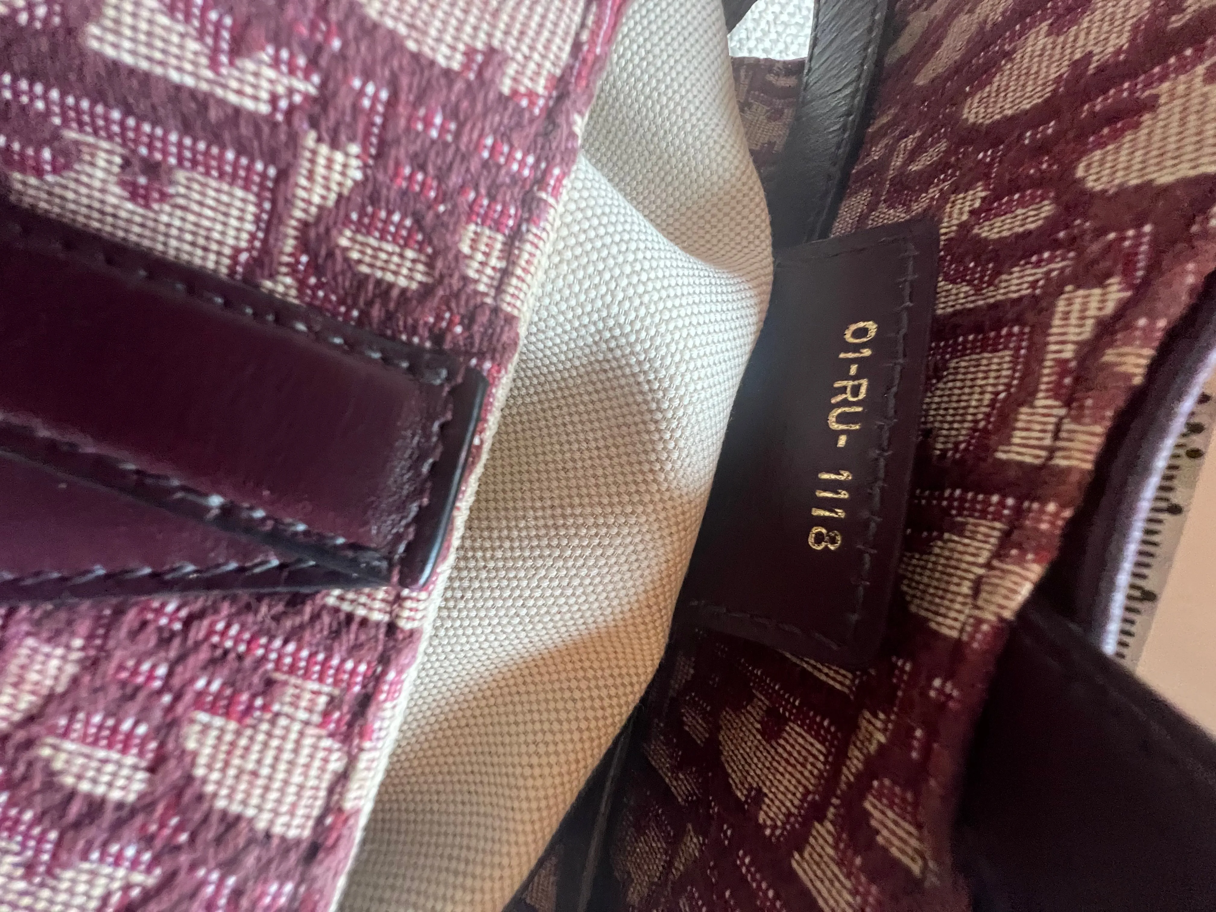 Dior Saddle Bag Oblique Red