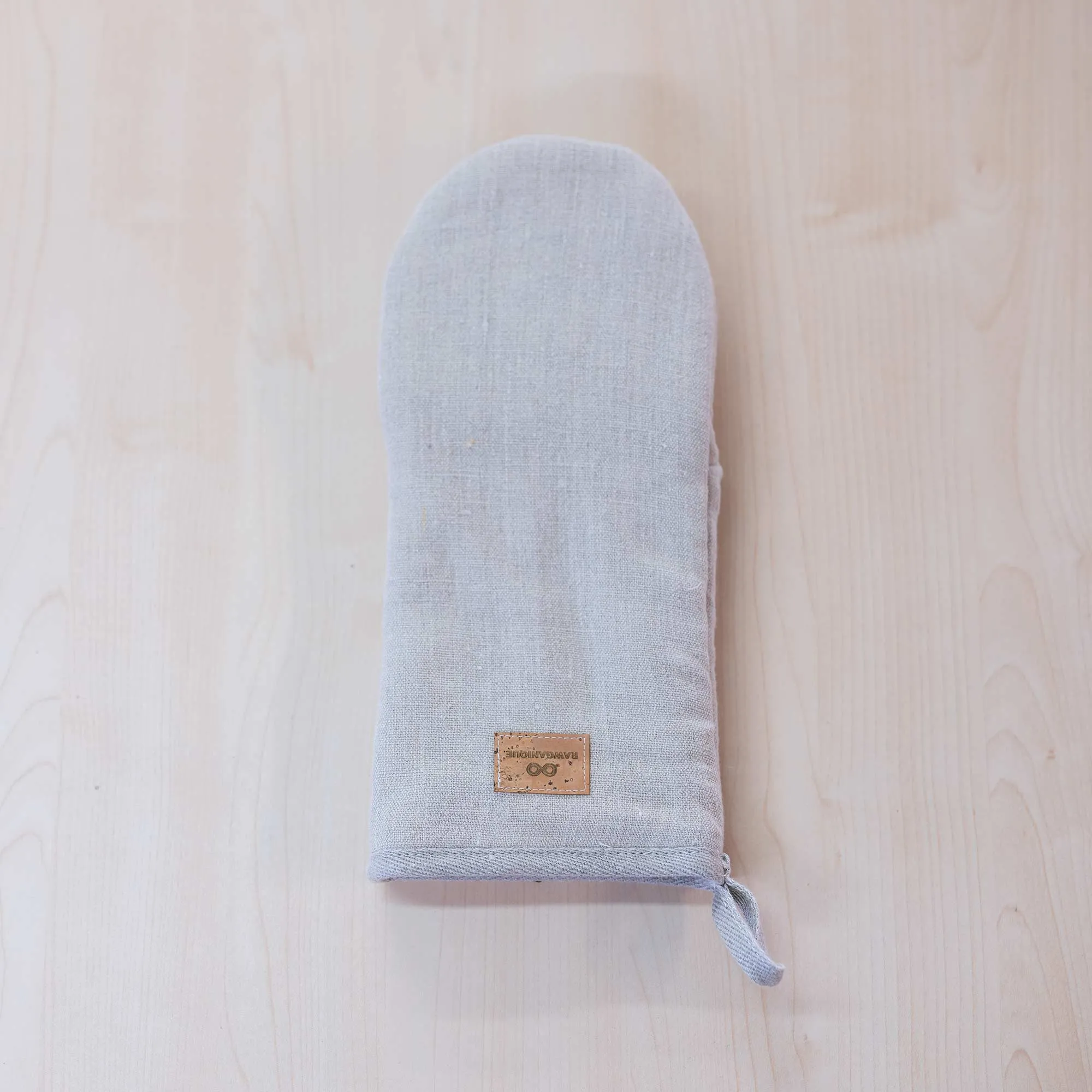EPICUREAN Organic Linen Pot Holder | Oven Mitt (100% Organic Cotton Fill) (OC Thread, No Polyester, No Fire Retardants, No Plastic, No Synthetics) (100% Biodegradable)