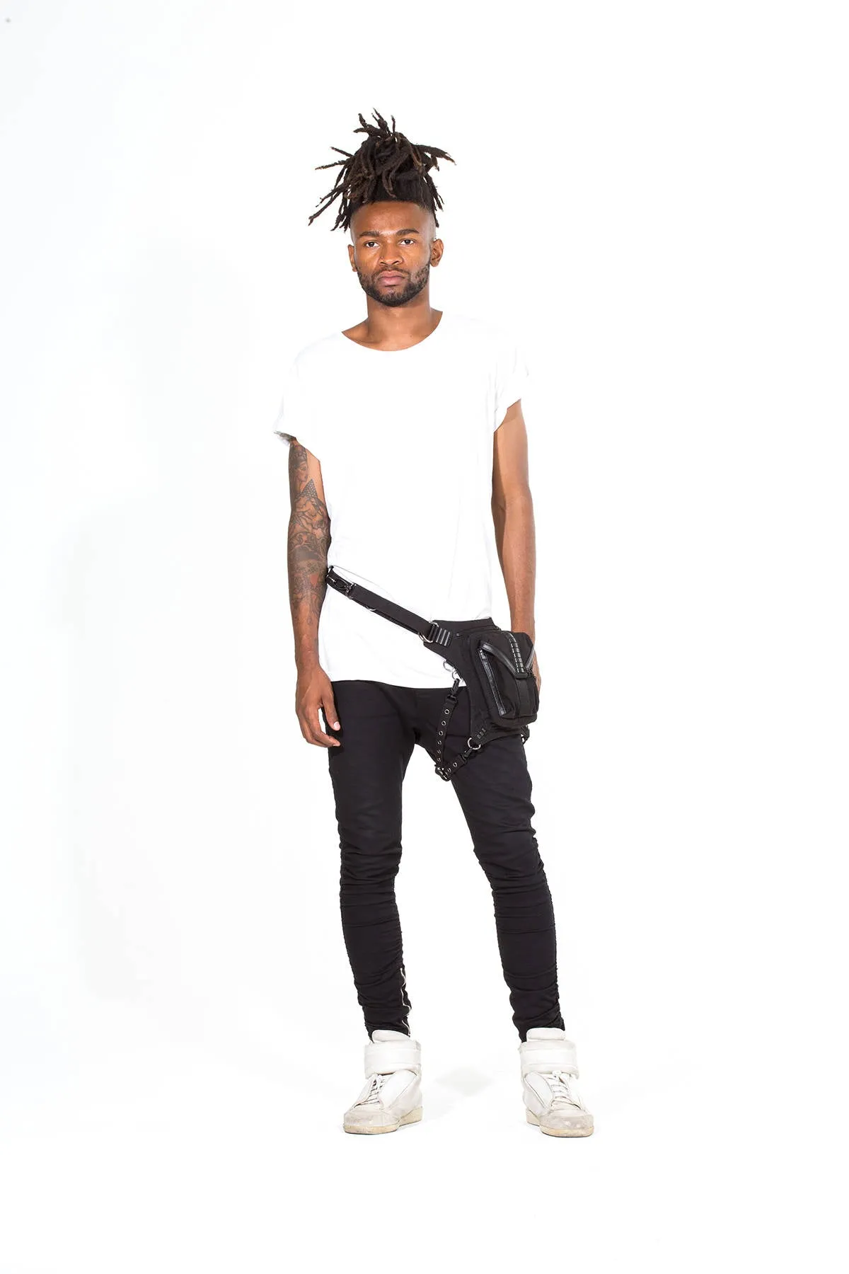 Vegan 2.0 Black Canvas Convertible Holster Bag